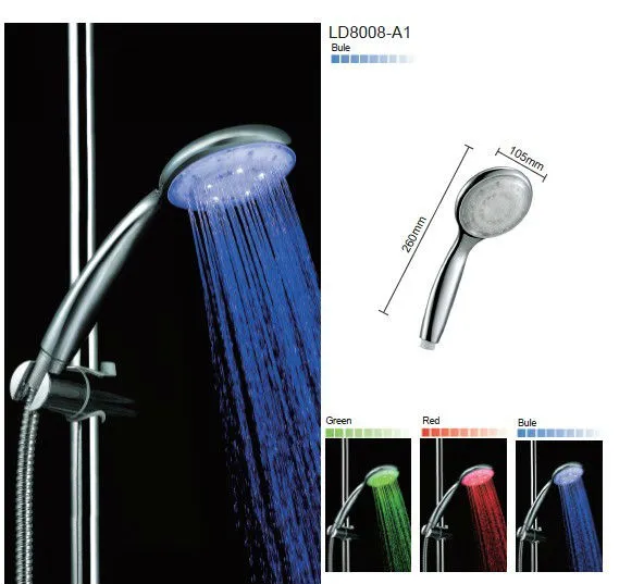 Лійка для душу LED Classic 1 LD8008-A1