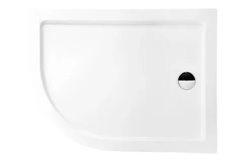 Піддон півкруглий SATURN Р правий 120х90х4/15 см + ноги