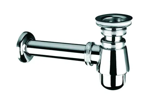 Сифон до умивальника, хром 220+255CB