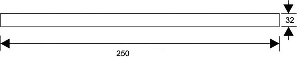 Труба хромована для сифону до умив.32 х 250 мм RS1 — фото 2