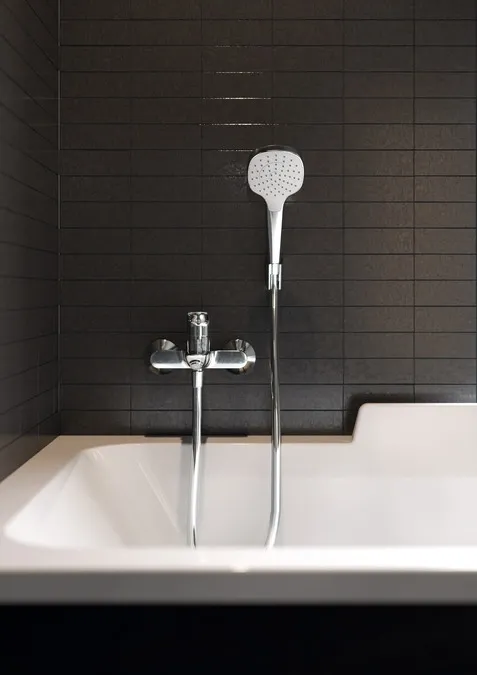 Душовий набір Croma Select E Vario Porter 1.25 м, White/Chrome (26425400) — фото 2