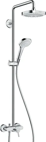 Душова система Croma Select E 180 2jet Showerpipe зі змішувачем, White/Chrome (27258400)