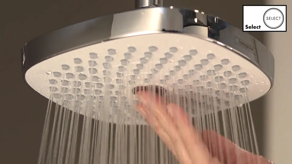 Душова система Croma Select E 180 2jet Showerpipe зі змішувачем, White/Chrome (27258400) — фото 3