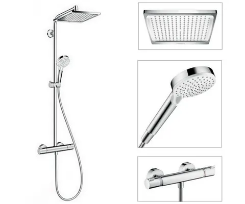 Душова система Crometta E Showerpipe 240 1jet з термостатом (27271000)