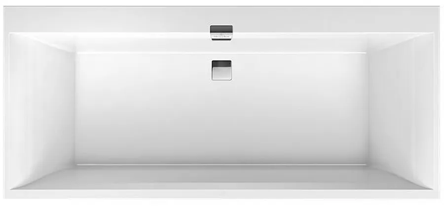 SQUARO EDGE 12 Duo Ванна 1800х800 з ніжками та сифоном, Quaryl (UBQ180SQE2DV-01)