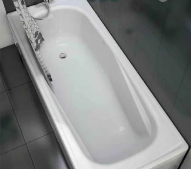 Ванна сталева BLB UNICA 170х75 з отворами під ручки / БЕЗ РУЧОК / нові ручки - 208 мм — фото 2