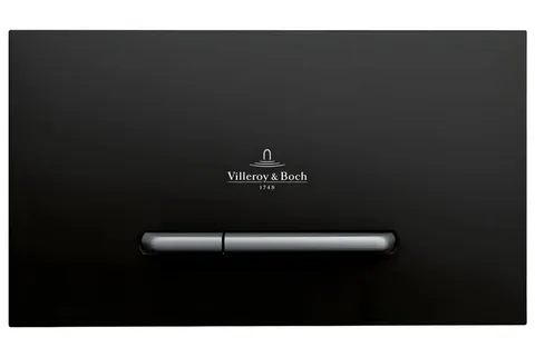 Кнопка змиву VICONNECT 300S пластик чорний матовий / клавіша хромована матова (922169AN)