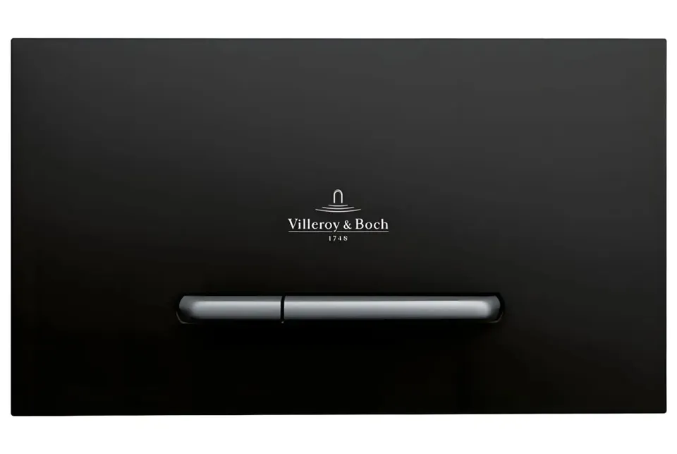 Кнопка змиву VICONNECT 300S пластик чорний матовий / клавіша хромована матова (922169AN)
