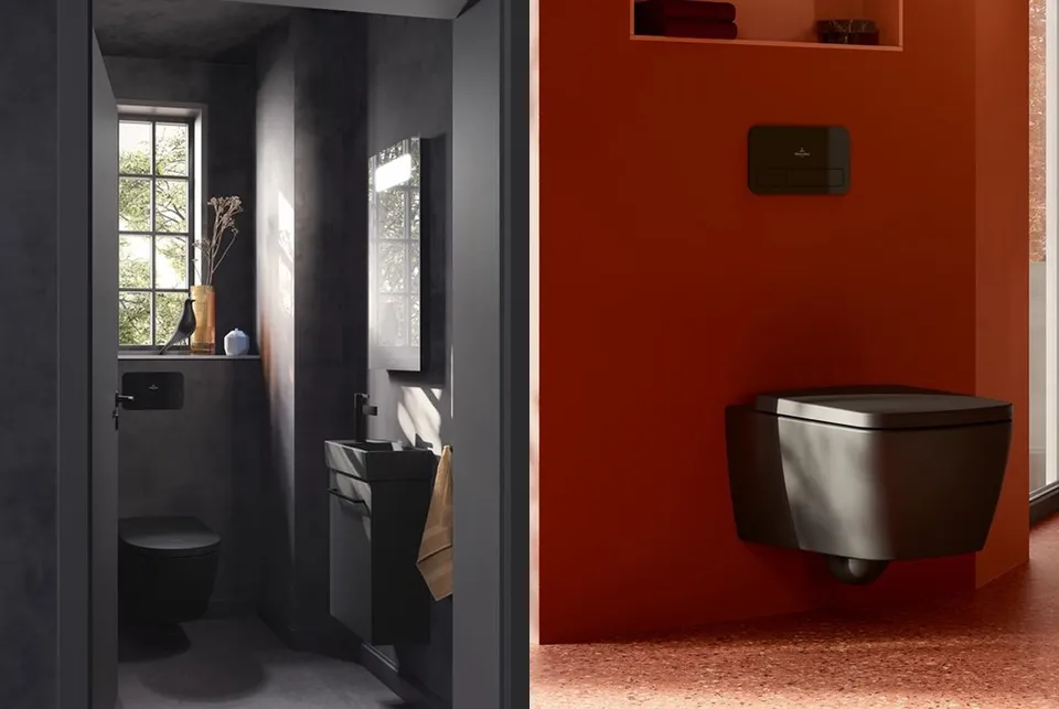 Кнопка змиву VICONNECT 200G скло чорне глянцеве (922400RB) — фото 2