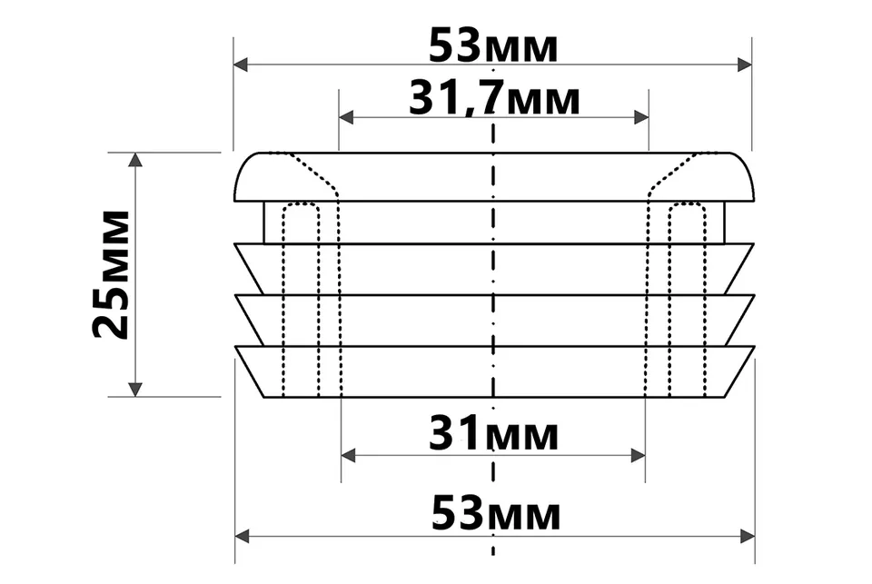 Редукція каналізаційна 50х32 мм FLEXCONN-5032-WH — фото 2
