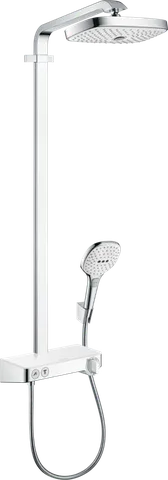 Душова система Raindance Select E 300 2jet ST з термостатом, Showerpipe EcoSmart,9 л/хв, White/Chrome (27283400)
