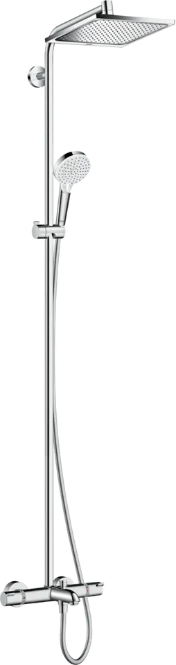 Душова система Crometta E Showerpipe 240 1jet для ванни з термостатом (27298000)
