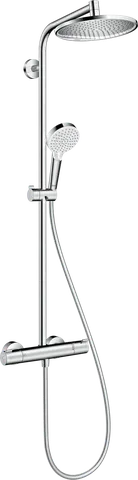 Душова система Crometta S Showerpipe 240 1jet EcoSmart з термостатом: 9л/хв (27268000)