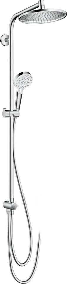Душова система Crometta S Showerpipe Reno 240 1jet без змішувача, Chrome (27270000)