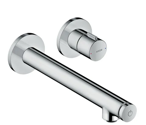 Змішувач Axor Uno Select для умивальника зі стіни: вилив 220 мм, Chrome (45113000)