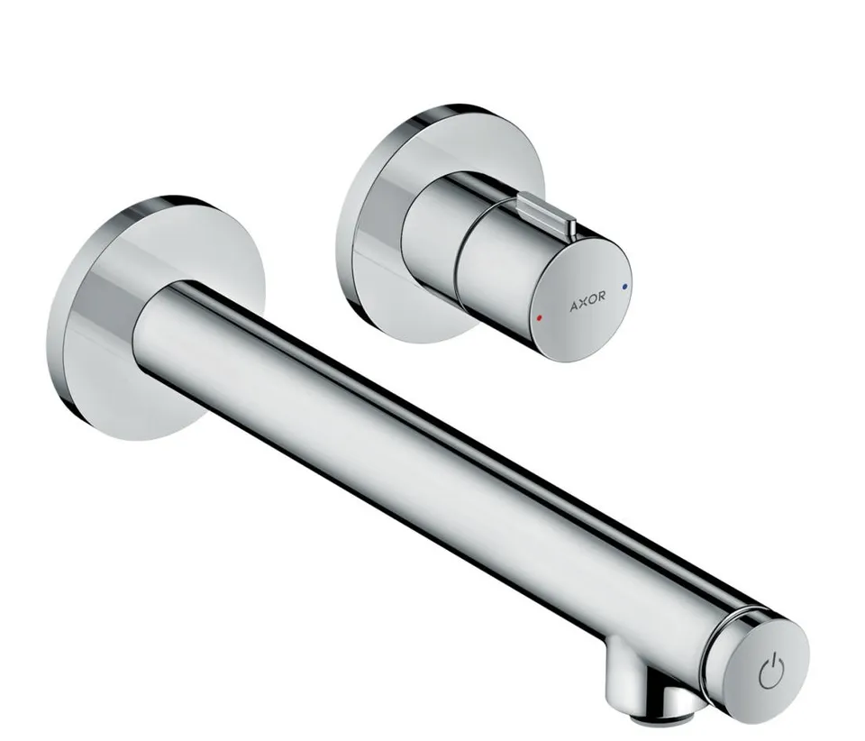 Змішувач Axor Uno Select для умивальника зі стіни: вилив 220 мм, Chrome (45113000)