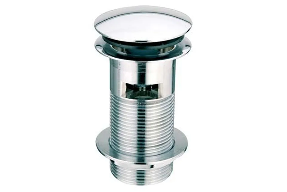 Злив латунний для умивальника з переливом 1 1/4*90*60 DECOR DW60-CB