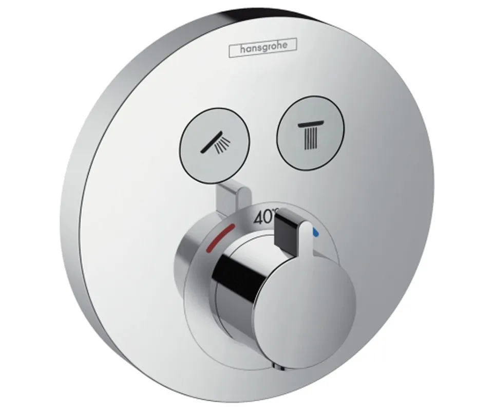 Термостат прихованого монтажу ShowerSelect S на 2 клавіші, Chrome (15743000)