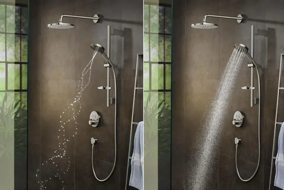 Термостат прихованого монтажу ShowerSelect S на 2 клавіші, Chrome (15743000) — фото 3