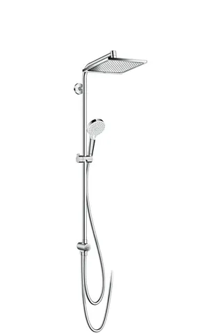 Душова система Crometta E Showerpipe 240 1jet EcoSmart 9л/хв Reno без змішувача, Chrome (27289000)