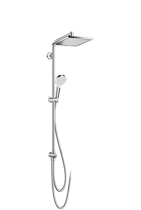 Душова система Crometta E Showerpipe 240 1jet EcoSmart 9л/хв Reno без змішувача, Chrome (27289000)