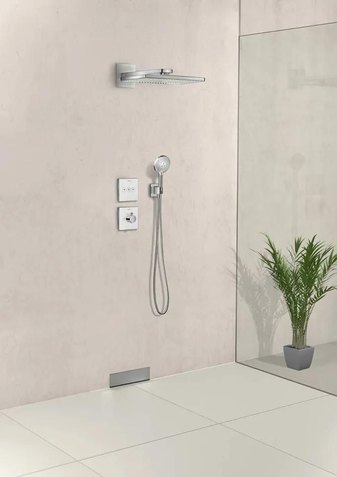 Перемикач ShowerSelect Glass на 3 клавіші, White/Chrome (15736400) — фото 2