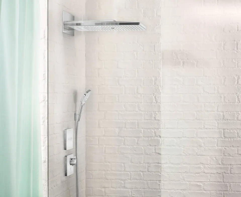 Перемикач ShowerSelect Glass на 3 клавіші, White/Chrome (15736400) — фото 3
