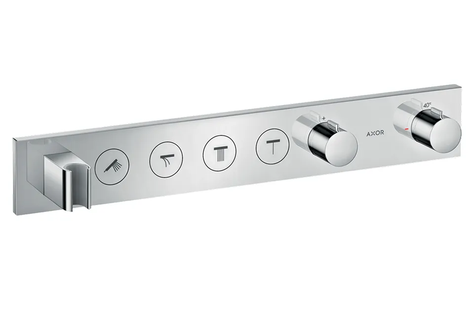 Термостат для 4-х споживачів Axor Select, прихований монтаж, Chrome 18357000
