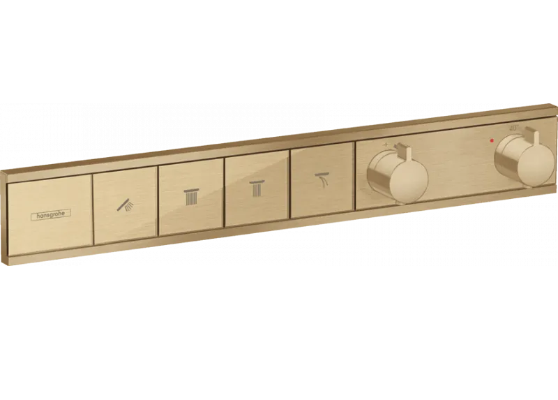 Термостат прихованого монтажу RainSelect на 4 клавіші, Brushed Bronze (15382140)