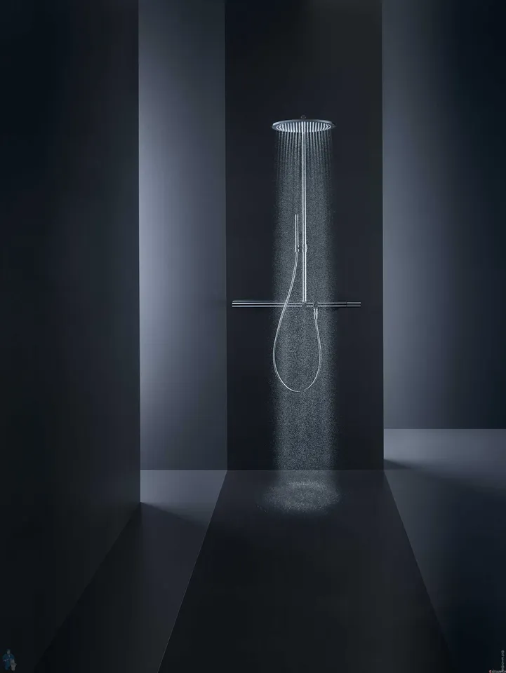 Душова система AXOR Showerpipe з термостатом 800 і верхнім душем 350 1jet, Chrome (27984000) — фото 3