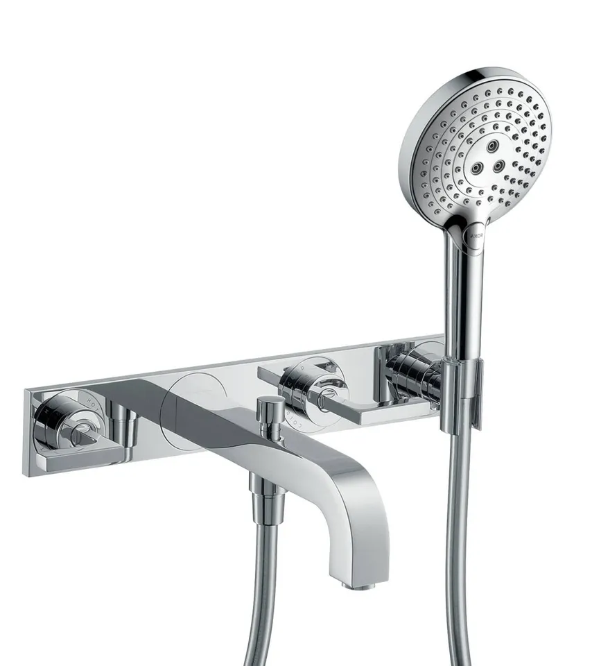 Змішувач Axor Citterio 222 Lever для ванни врізний зі стіни на 3 отвори, хром 39442000