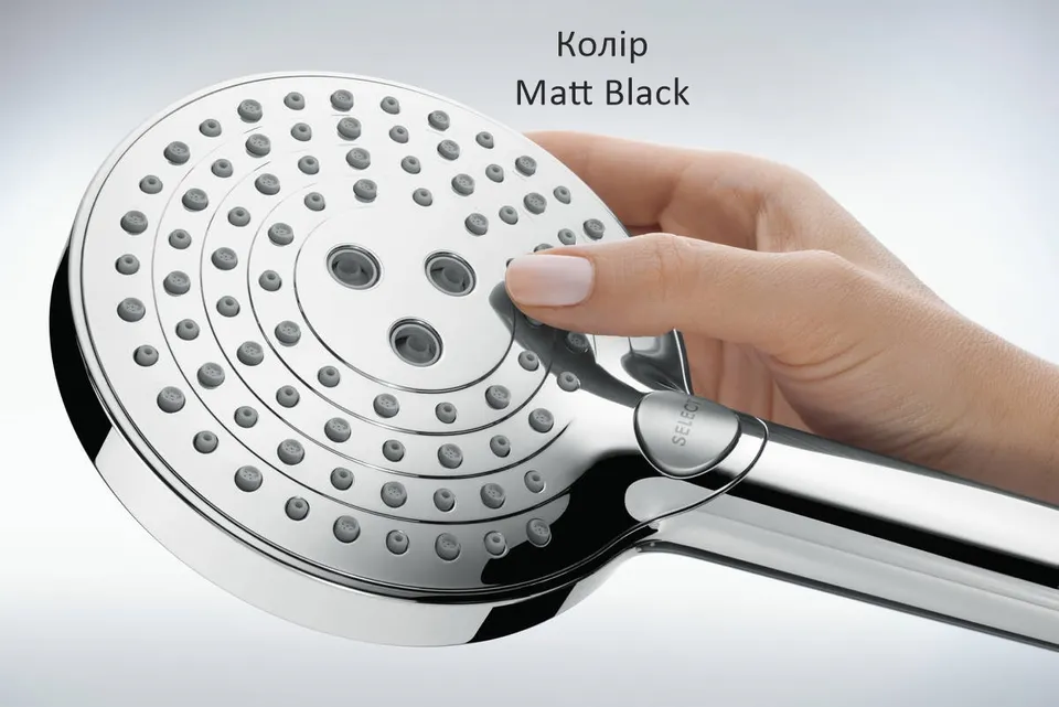 Душова система Raindance S 240 Showerpipe PowderRain 1jetP з термостатом Matt Black (27633670) — фото 6