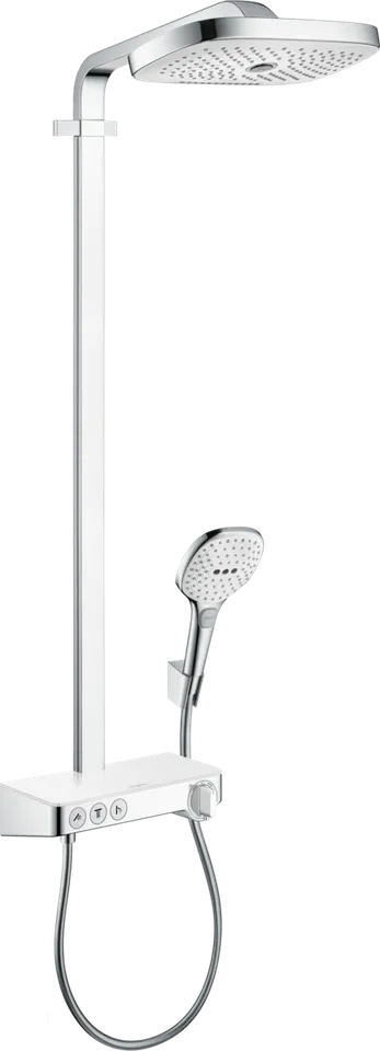 Душова система Raindance Select E 300 3Jet з термостатом ShowerTablet, White/Chrome (27127400)