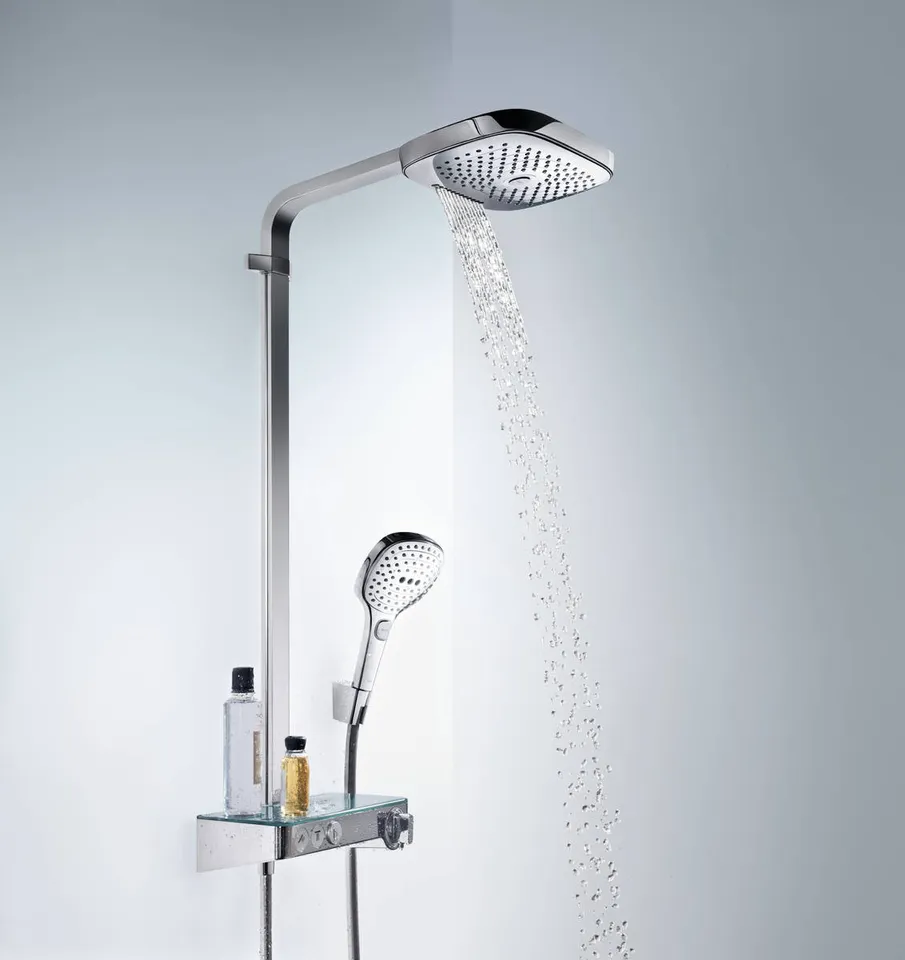 Душова система Raindance Select E 300 3Jet з термостатом ShowerTablet, White/Chrome (27127400) — фото 4