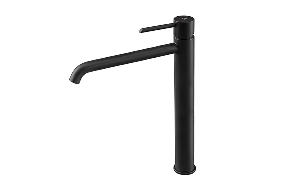ROUND, Змішувач для умивальника h306 мм, black (100208373)
