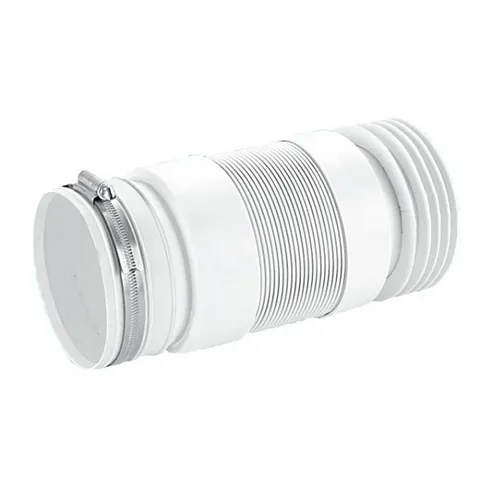 Гнучке пластик.з'єд. розтяжне L260-420mm 110mm без фланц. прокл.з мет.хомутом WC-F23RJ