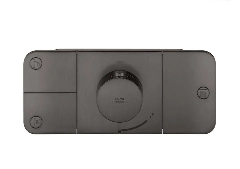 Термостат для 3-х споживачів Axor One, Brushed Black Chrome 45713340 — фото 3