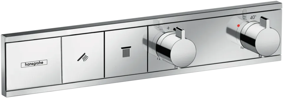 Термостат прихованого монтажу RainSelect на 2 клавіші, Chrome (15380000)