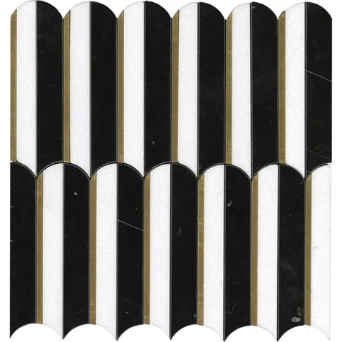 G161 PIANO BLACK 30.5х30.5 (мозаїка)