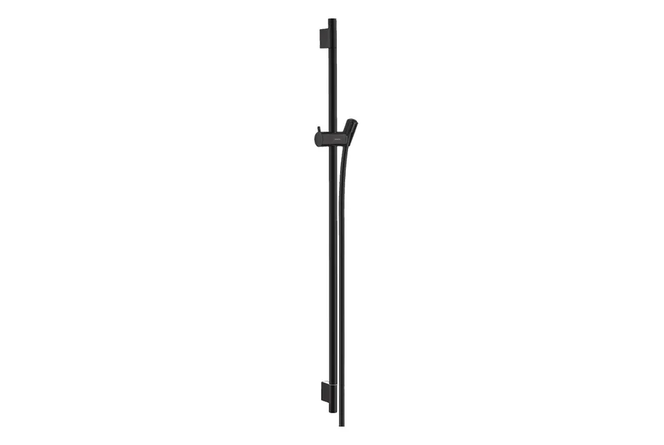 Душова штанга Unica S Pura 90 см зі шлангом 160 см Matt Black (28631670)