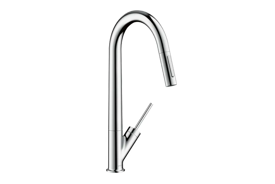 Змішувач Axor Starck 270 для кухні з витяжним виливом, Chrome (10821000)