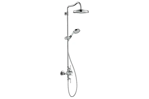 Душова система Axor Montreux з термостатом, верхнй душ 240 1jet, Chrome (16572000)