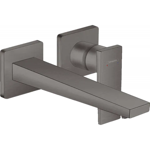 Змішувач Metropol для умивальника зі стіни прихованого монтажу 225 мм, Brushed Black Chrome (32526340)