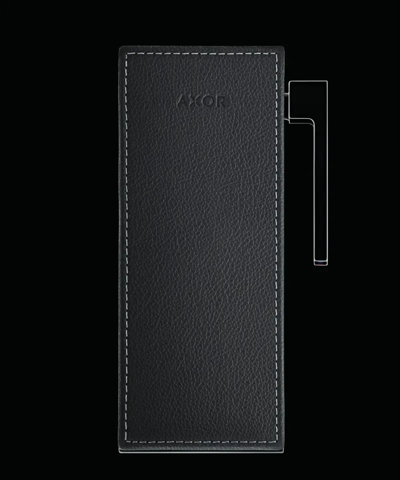Накладка для змішувача AXOR MyEdition 245 Leather, Grey 47917000 — фото 3