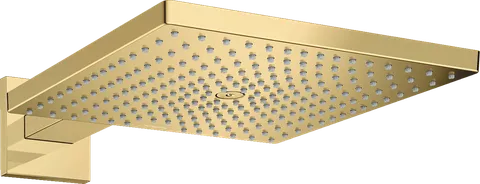 Верхній душ Raindance Select E 300 1jet Air з тримачем 390 мм, Polished Gold Optic (26238990)