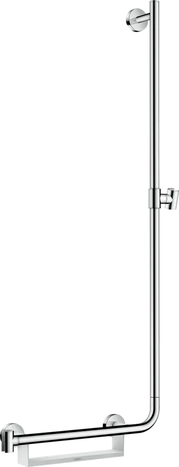 Душова штанга Comfort 110 см правостороння, White/Chrome (26404400)