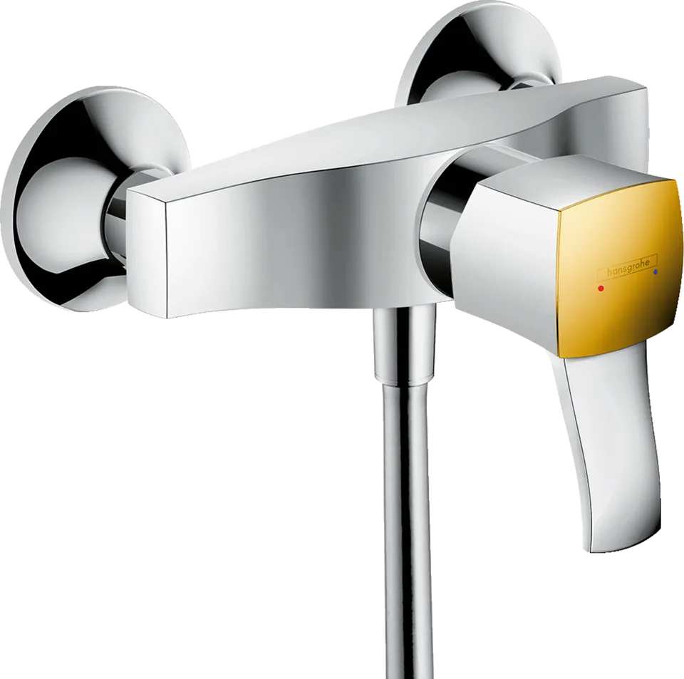 Змішувач Metropol Classic для душу, Chrome/Gold Optic (31360090)
