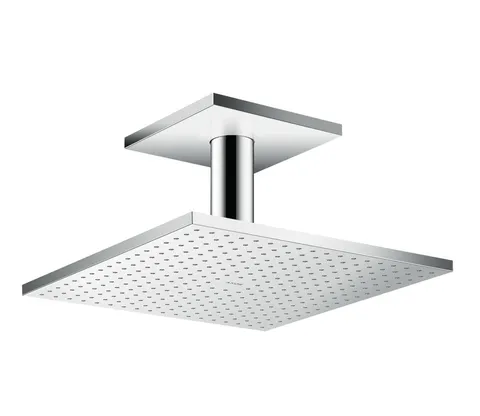 Верхній душ Axor 300х300 2jet P з тримачем зі стелі, хром 35320000