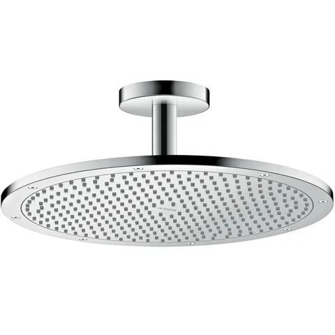 Верхній душ Axor 350 1jet P з тримачем зі стелі, Chrome (26035000)