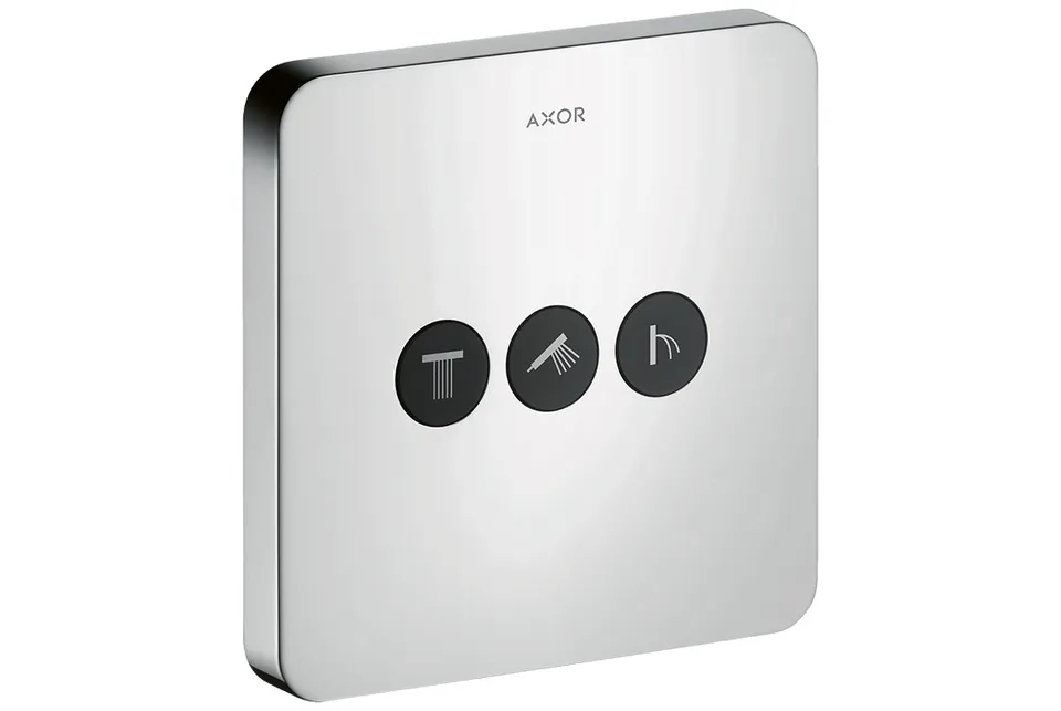 Запірно-перемикаючий вентиль AXOR ShowerSelect Softcube на 3 функції, Chrome (36773000)